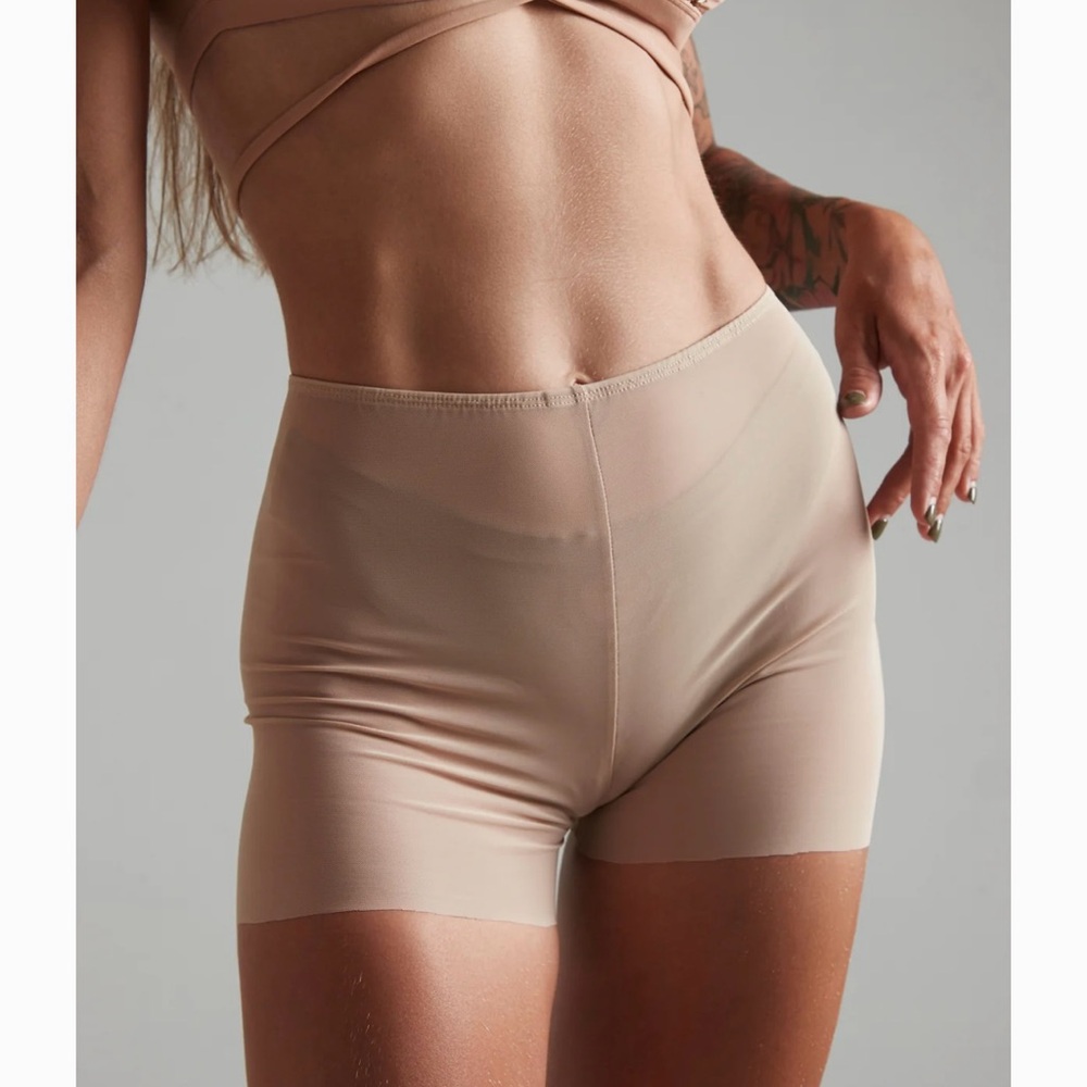 NWT Harna Moire Shorts Caramel